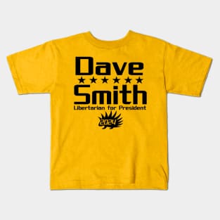 Dave Smith for President 2024 Kids T-Shirt